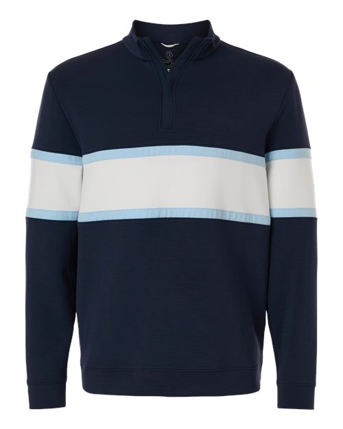 Swannies SWOQ500 Men's Owen Quarter-Zip Colorblock Pullover