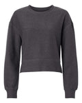 Boxercraft BW5102 Women's Rib Knit Corded Boxy Crewneck Sweatshirt