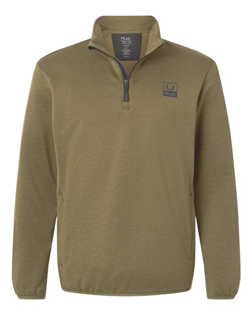 HUK H130098 Men's Coldfront+ Quarter-Zip Pullover