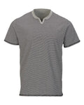 Boxercraft BM2401 Men's Striped V-Notch T-Shirt