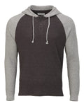 Boxercraft BM3702 Unisex Waffle Knit Pullover Hooded Long Sleeve T-Shirt