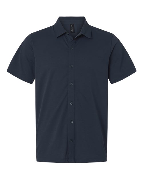 AllPro 41SPSS Men's Pro-Flex Sorona® Button Down Short Sleeve Shirt