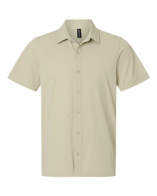 AllPro 41SPSS Men's Pro-Flex Sorona® Button Down Short Sleeve Shirt