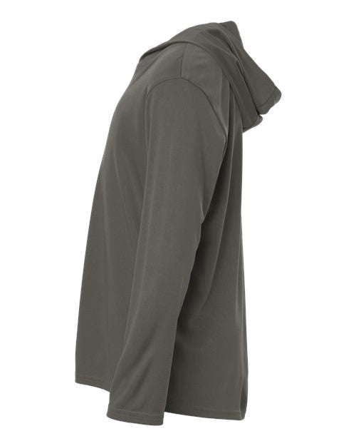 AllPro 48510Y Youth Pro-Lock Performance Hooded Long Sleeve T-Shirt