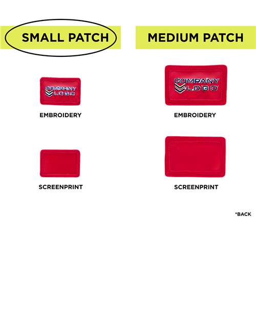 MERET SPF10 Small Blank Red Patch - Qty 10
