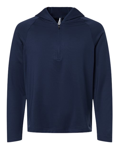Team 365 TT200 Men's Qualify Quarter-Zip Hooded Pullover