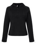 Team 365 TT200W Women's Qualify Quarter-Zip Hooded Pullover