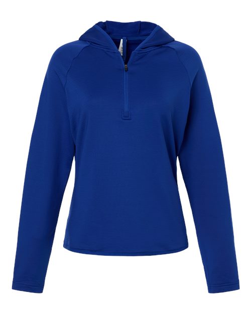 Team 365 TT200W Women's Qualify Quarter-Zip Hooded Pullover