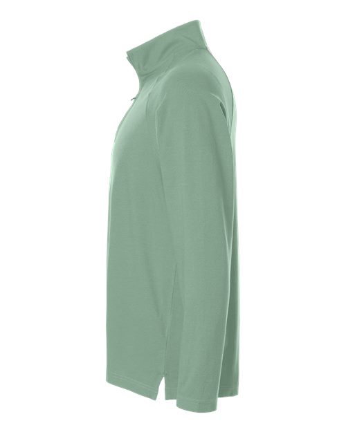 Devon & Jones DG402 Men's Seaton Pebble Textured Quarter-Zip Pullover