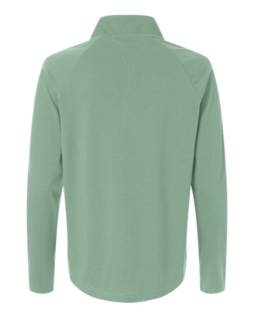 Devon & Jones DG402W Women's Seaton Pebble Textured Quarter-Zip Pullover