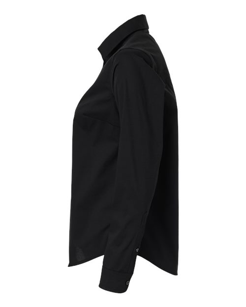 Devon & Jones DG505W Women's CrownLux Performance® Spencer Poplin Dress Shirt