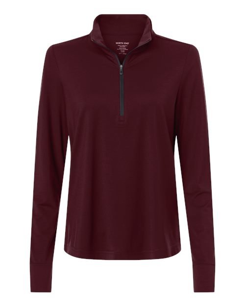 North End NE405W Women's JAQ Stretch Performance Quarter-Zip