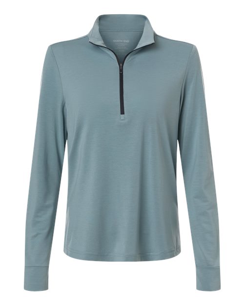 North End NE405W Women's JAQ Stretch Performance Quarter-Zip