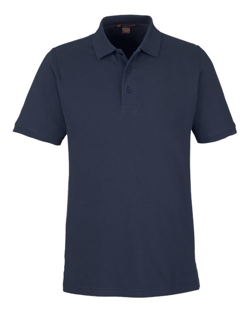 Harriton M205T Men's Valiant Cotton Snag Protect Polo