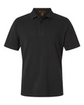 Harriton M215 Men's Valiant Cotton Snag Protect Tipped Polo