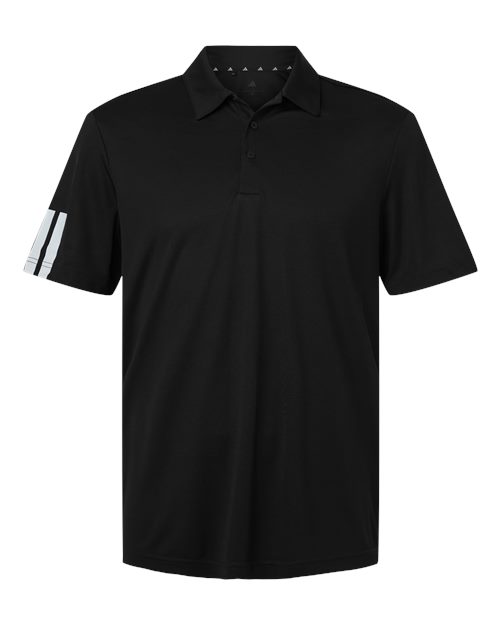 Adidas A719 Men's Performance 3-Stripes Climacool Polo