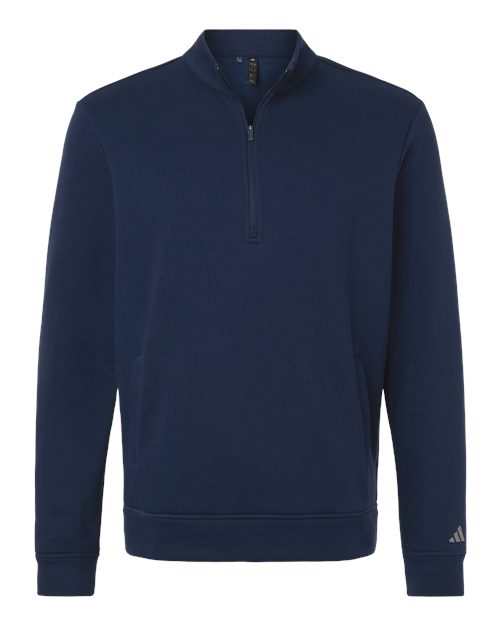 Adidas A721 Men's Elevated Fleece Quarter-Zip Pullover