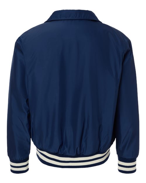 Shaka Wear SHCVBJ Unisex Collared Varsity Jacket