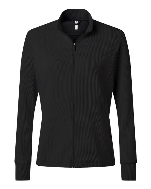 Adidas A1015 Women's Performance Textured Full-Zip Jacket