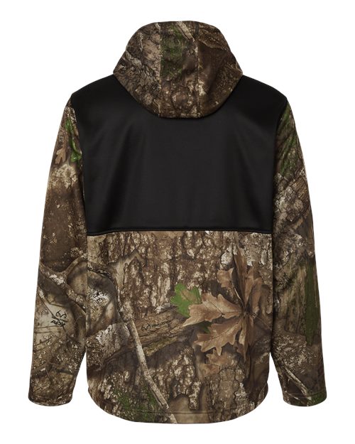 RealTree RT5204 Unisex Realtree® Performance Colorblocked Full-Zip Hooded Sweatshirt