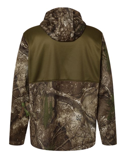 RealTree RT5204 Unisex Realtree® Performance Colorblocked Full-Zip Hooded Sweatshirt