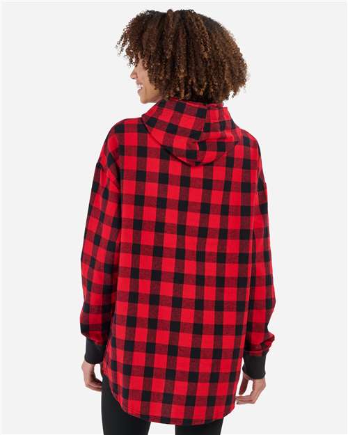 Boxercraft BU5301 Unisex Flannel Hooded Pullover