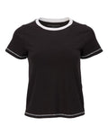 Boxercraft BW2106 Women's Contrast Stitch Baby Tee