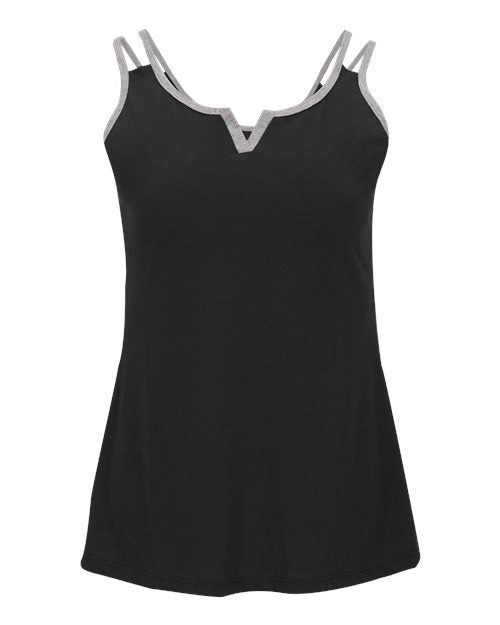 Boxercraft BW2506 Women's Split Shoulder Tank Top