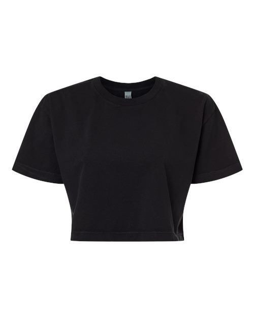 American Apparel 1302GD Women's Heavyweight Cotton Garment-Dyed Boxy Cropped Tee