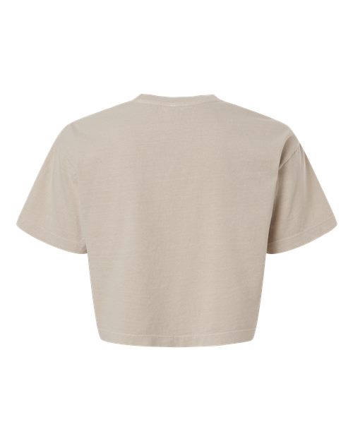 American Apparel 1302GD Women's Heavyweight Cotton Garment-Dyed Boxy Cropped Tee