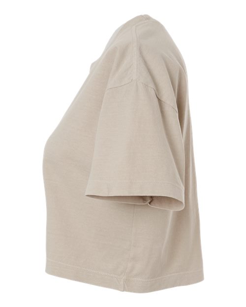 American Apparel 1302GD Women's Heavyweight Cotton Garment-Dyed Boxy Cropped Tee