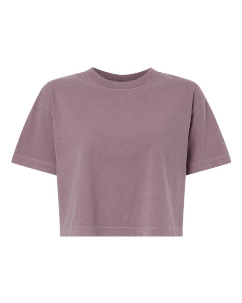 American Apparel 1302GD Women's Heavyweight Cotton Garment-Dyed Boxy Cropped Tee