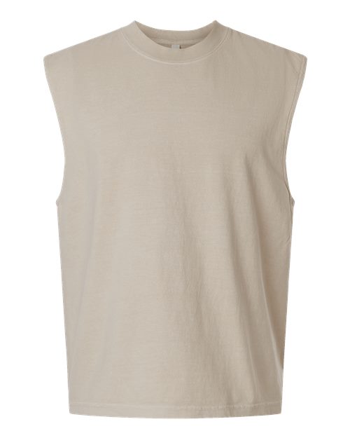 American Apparel 207GD Unisex Heavyweight Cotton Garment-Dyed Boxy Muscle Tee