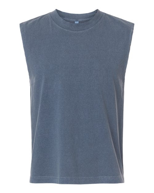American Apparel 207GD Unisex Heavyweight Cotton Garment-Dyed Boxy Muscle Tee