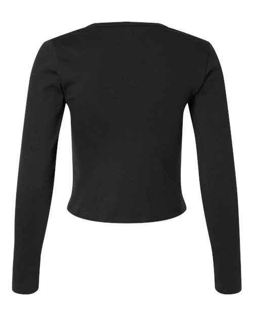 American Apparel BR2107 Women's Baby Rib Long Sleeve Fitted Tee