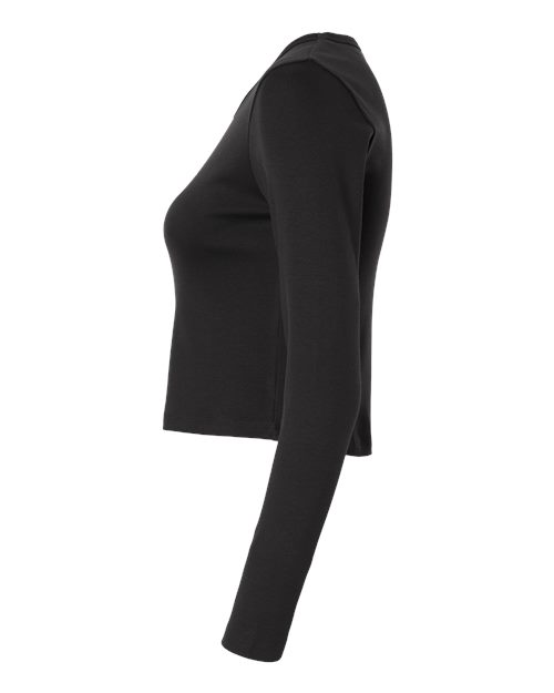 American Apparel BR2107 Women's Baby Rib Long Sleeve Fitted Tee