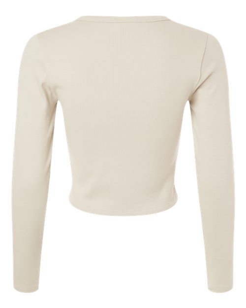 American Apparel BR2107 Women's Baby Rib Long Sleeve Fitted Tee