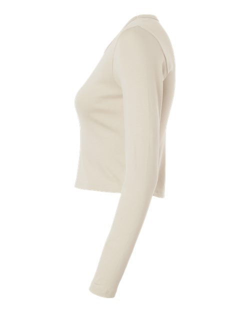 American Apparel BR2107 Women's Baby Rib Long Sleeve Fitted Tee
