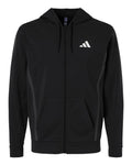 Adidas AT208 Men's Game & Go Fleece Full-Zip Hooded Sweatshirt