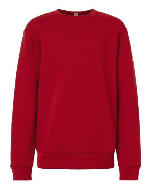Adidas AT202 Youth Fleece Crewneck Sweatshirt