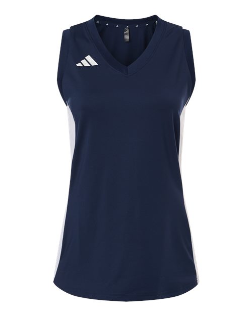 Adidas AT120 Women's Quickset V-Neck Sleeveless Jersey