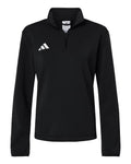 Adidas AT401 Women's 3-Stripes Quarter-Zip Pullover