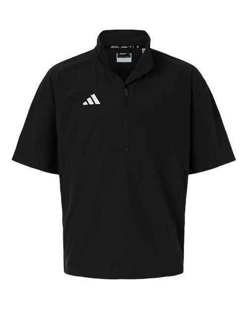 Adidas AT505 Men's Short Sleeve Quarter-Zip Pullover