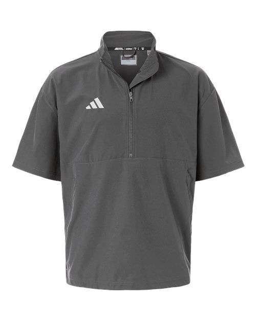 Adidas AT505 Men's Short Sleeve Quarter-Zip Pullover
