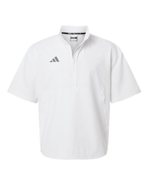 Adidas AT505 Men's Short Sleeve Quarter-Zip Pullover