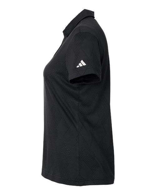 Adidas A727 Women's Textured Jacquard Polo