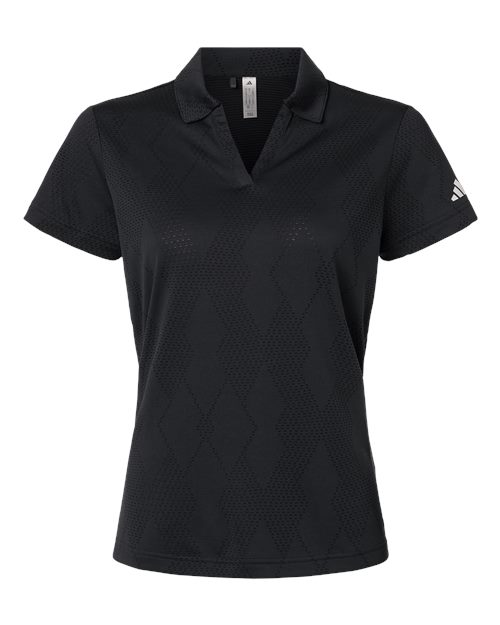 Adidas A727 Women's Textured Jacquard Polo