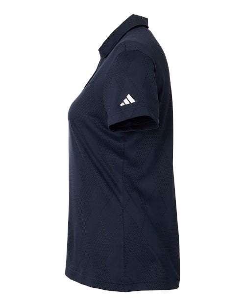 Adidas A727 Women's Textured Jacquard Polo