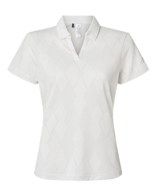 Adidas A727 Women's Textured Jacquard Polo