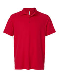 Team 365 TT130 Men's Topspin Stretch Grid Textured Polo